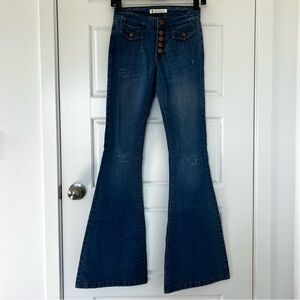House of Harlow 1960 // NWOT High Rise Wide Flared Jeans